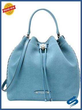 Leather Bucket Bag with Adjustable Crossbody Strap